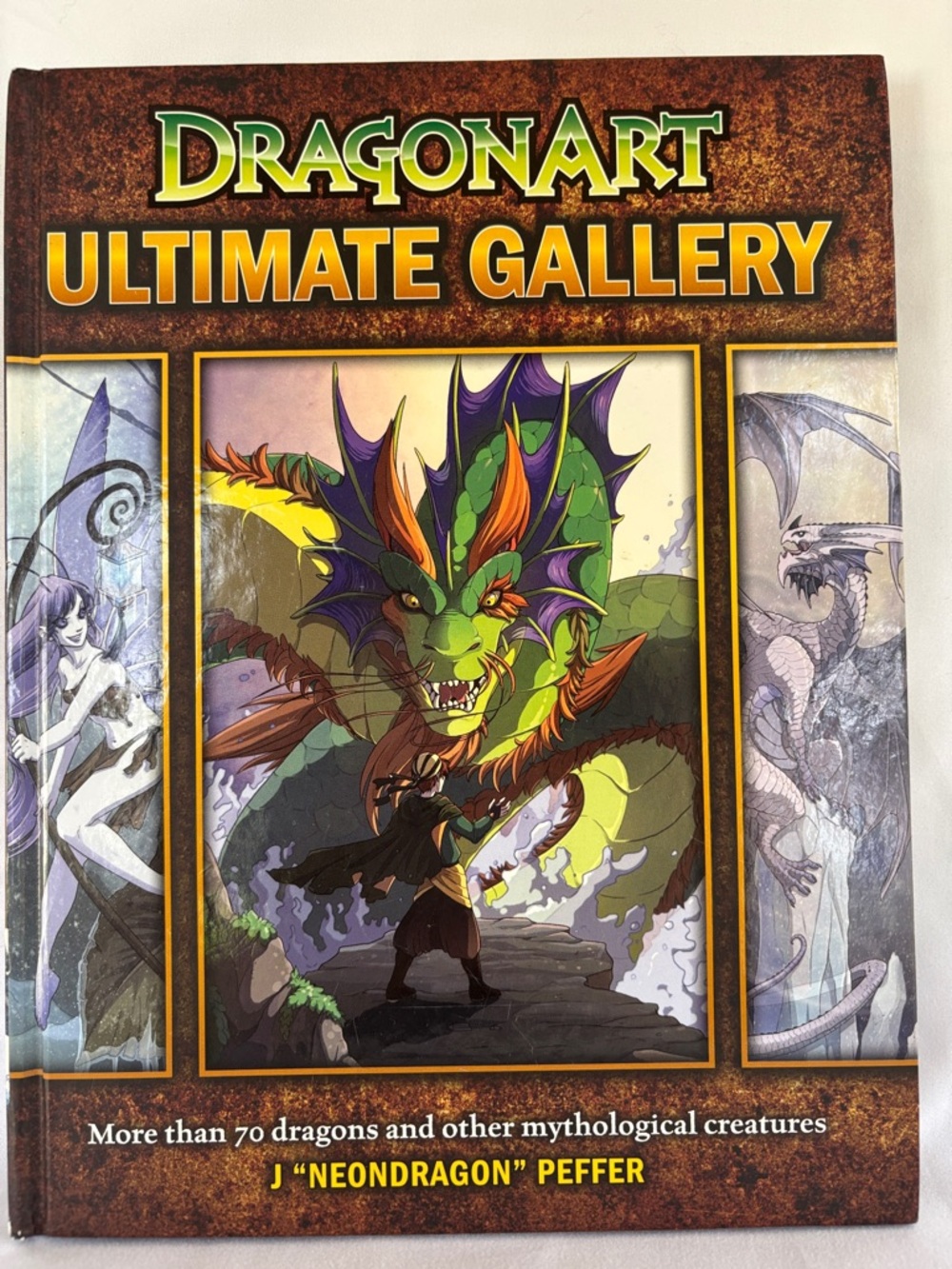 LIKE NEW! DRAGONART ULTIMATE GALLERY HARDCOVER BOOK BY PEFFER - 2012-COLLECTIBLE